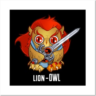 Lion OWL 01 Posters and Art